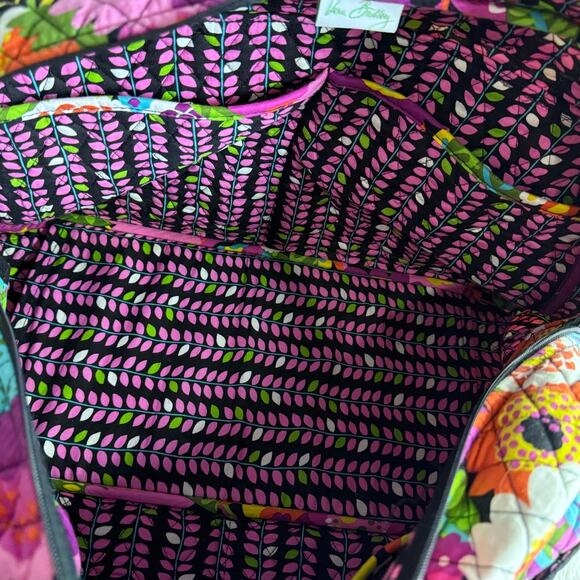 Vera Bradley Large Weekend Va Va Bloom Tote Shoulder Bag - Picture 10 of 11